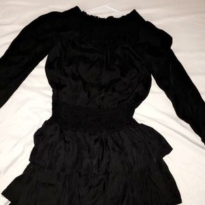 Micheal Kors satin ruffle dress